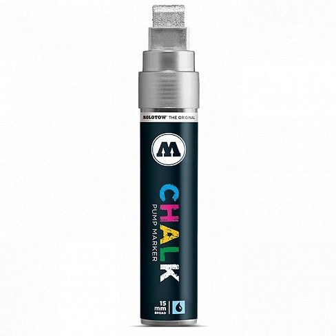 Molotow Маркер CHALK 628001 metallic silver 15 мм