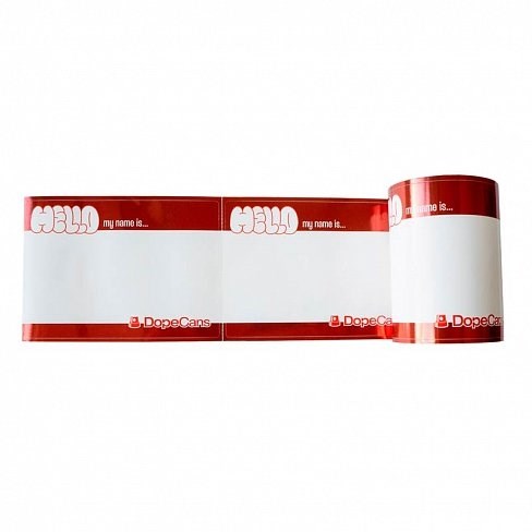 Dope наклейка Metallic Hello Red