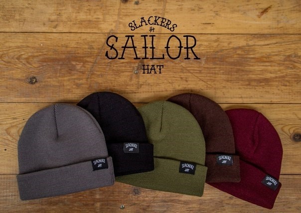 Шапка SLACKERS sailor hat. Коричневая