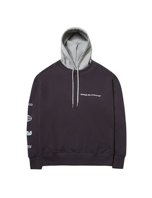 Свитшот с капюшоном ZIQ & YONI GRAFFITI AW18 темно-серый/серый Свитшот с капюшоном ZIQ & YONI GRAFFITI AW18 темно-серый/серый