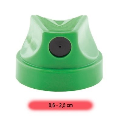cap Level 2 зеленый с черной вставкой 0,6-2,5см