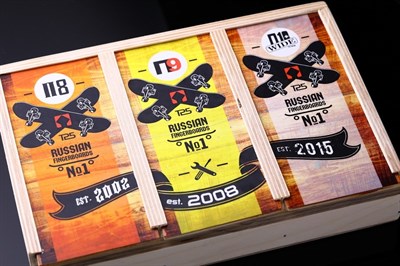 Турбо Комплект "Turbo History" - 3 фингерборда в деревянном тройном боксе. Серии п1, п9, п10 Wide.