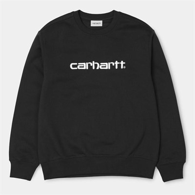 Carhartt WIP Толстовка с капюшоном Carhartt Sweatshirt BLACK / WHITE