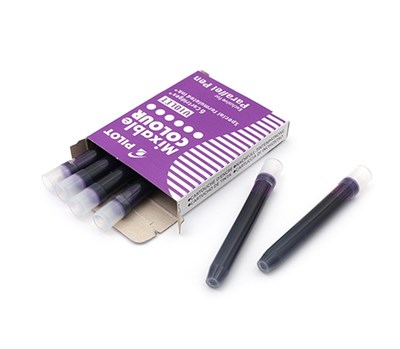 PIlot картридж для ручки уп. из 6шт фиолетовые