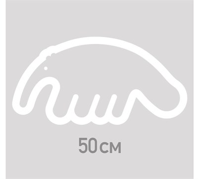 Наклейка ANTEATER Sticker-Big-Logo-White
