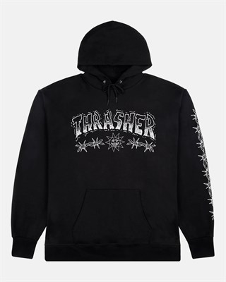 Худи Thrasher BARBED WIRE Black