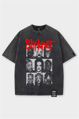 Футболка SHMOT "SLIPKNOT", GARMENT DYE черный