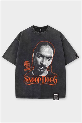 Футболка SHMOT "SNOOP DOGG", GARMENT DYE черный