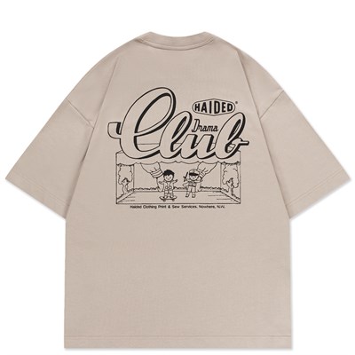 Футболка Haided DRAMA CLUB RLXD HW TEE grey.beige