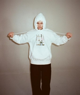 худи Magamaev Orchid hoodie white