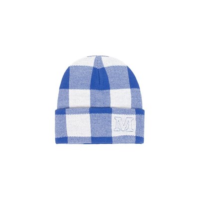 шапка Magamaev M beanie blue/white