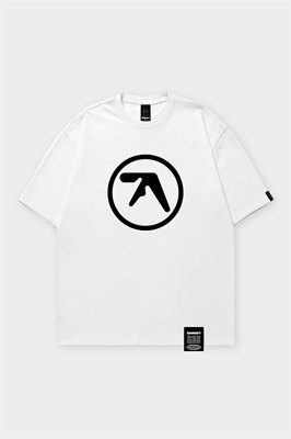 Футболка SHMOT "APHEX TWIN", MONO белый