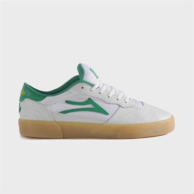 Кеды Lakai Cambridge White/Green Leather (Q1-25)