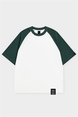 Футболка SHMOT "REGLAN DELUXE COMBO", зеленый
