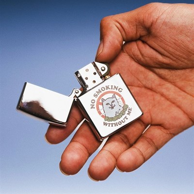 Зажигалка RIPNDIP NO SMOKING LIGHTER (SILVER)