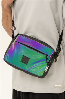 Сумка мессенджер КУЛЬТУРА  &quot;RAINBOW LONG PRO&quot;, черный
