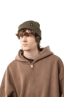 Шапка БОРДШОП1 Бини зеленый