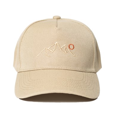 Бейсболка Бордшоп#1 Горы бежевый