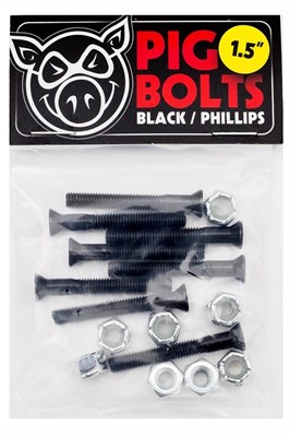 Винты (комплект) Pig Black 1.5" Phillips
