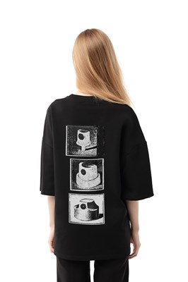 Футболка БОРДШОП#1 Graffiti cap черный