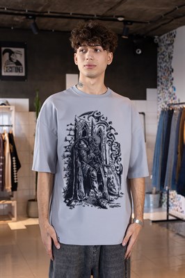 Футболка БОРДШОП#1 Knight серый