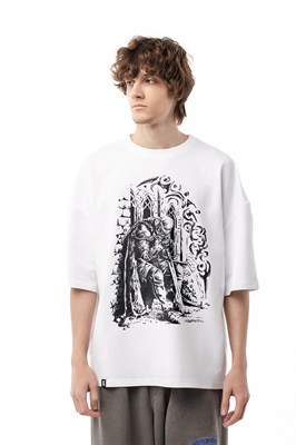 Футболка БОРДШОП#1 Knight белый