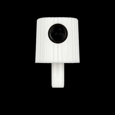 cap NY Fat 9007 малый белый с черной вставкой