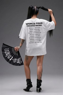 Футболка SHMOT "TECHNO", MONO белый