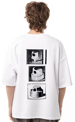 Футболка БОРДШОП#1 Graffiti cap белый