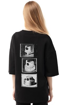 Футболка БОРДШОП#1 Graffiti cap черный