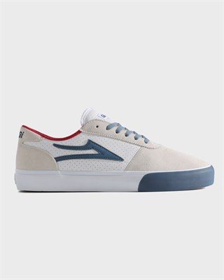 Кеды Lakai Manchester White Suede Navy Perf