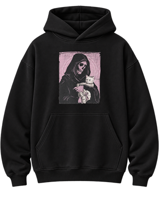 Худи Бордшоп#1 oversize Смерть черный