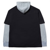 Толстовка с футболкой ZIQ & YONI x КИНО черная/серая - фото 10168