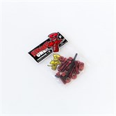 Комплект винтов Footwork SHINY RED шестигранник, с ключом - фото 12450