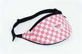 Oldy поясная сумка checkers pink/white - фото 12830