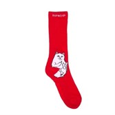 RIPNDIP носки Lord Nermal Socks Red - фото 13432