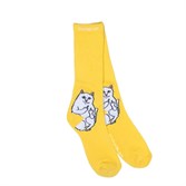 RIPNDIP носки Lord Nermal Socks Yellow - фото 13447