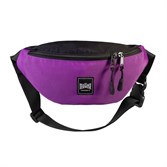 Поясная сумка "Тайна" Colorblock фиолетовый-черный таслон - фото 14521