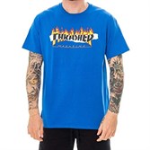 Thrasher футболка RIPPED S/S ROYAL BLUE - фото 14549
