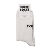 Носки SUPER SOCKS F U (Размер носков 35-40, ЦВЕТ Белый ) - фото 14839