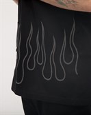 Рубашка с коротким рукавом ЮНОСТЬ™ «Запрещено» - рефлектив Черный - фото 14936