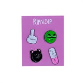 Значки Ripndip Daily Dose Pin (set of 4) - фото 15150