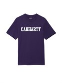 Carhartt Футболка S/S College T-Shirt ROYAL VIOLET / WHITE - фото 15838