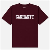 Carhartt WIP футболка S/S College T-Shirt DARK FIR / WHITE - фото 16266