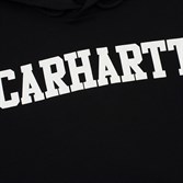 Carhartt WIP толстовка Hooded College Sweatshirt BLACK / WHITE - фото 16272