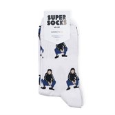 Носки SUPER SOCKS Гопники (Размер носков 35-40, ЦВЕТ Белый ) - фото 16415