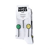 Носки SUPER SOCKS Чупа-Чупс (Размер носков 35-40, ЦВЕТ Белый ) - фото 16435