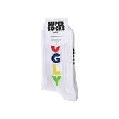 Носки SUPER SOCKS UGLY (Размер носков 40-45, ЦВЕТ Белый ) - фото 16464