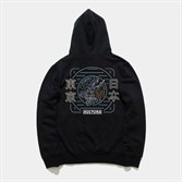 Худи КУЛЬТУРА "Neon dragon", с начесом, черный - фото 17017