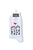 Носки SUPER SOCKS Цап-царап (Размер носков 35-40, ЦВЕТ Белый ) - фото 17049
